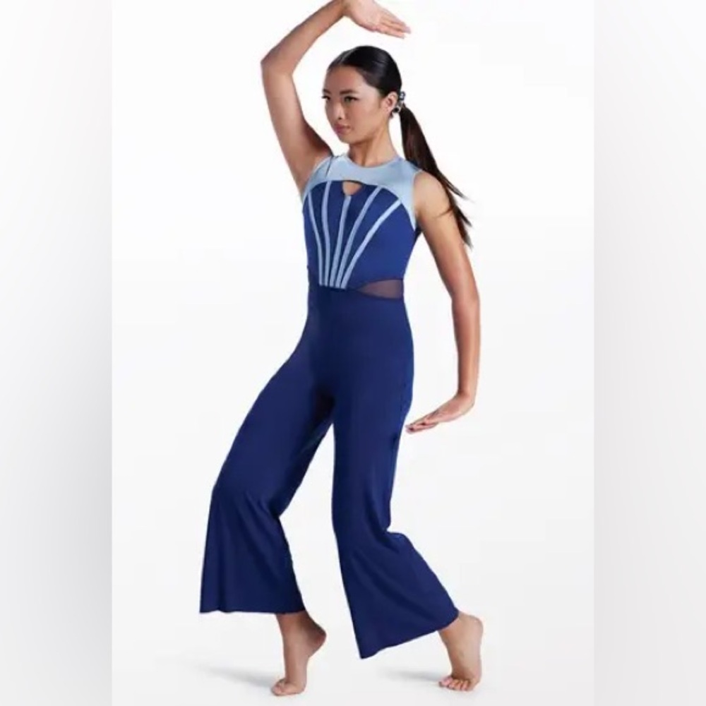 Weissman Blue and Light Blue Kids Dance Costume